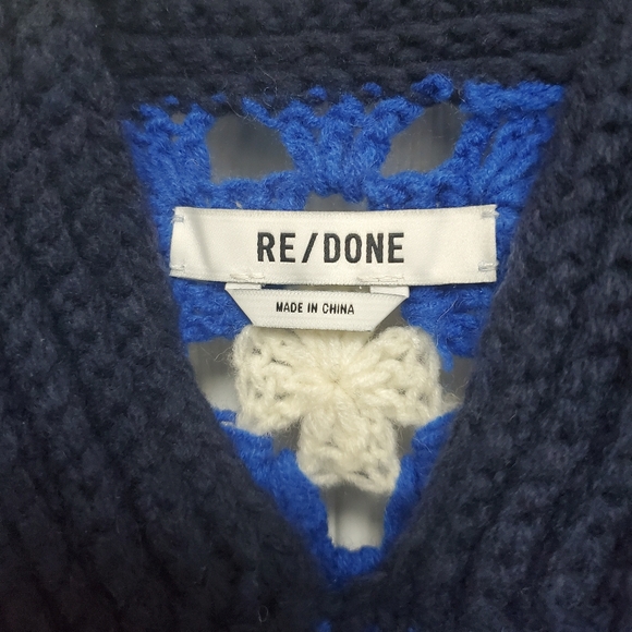 Re/Done Americana Crochet Top - Picture 6 of 10